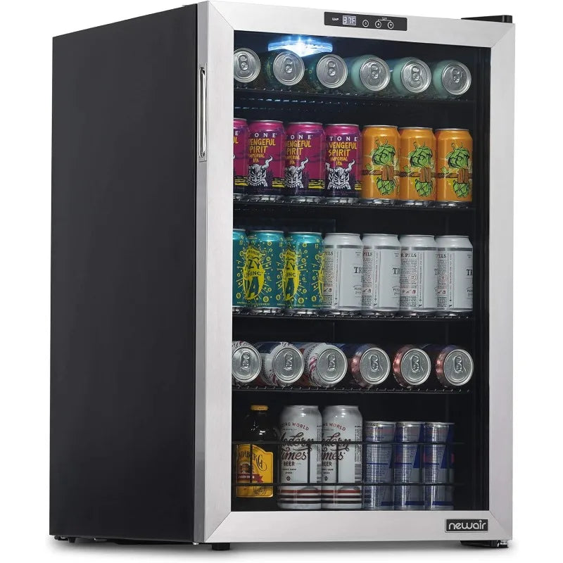 Free Standing Glass Door Refrigerator