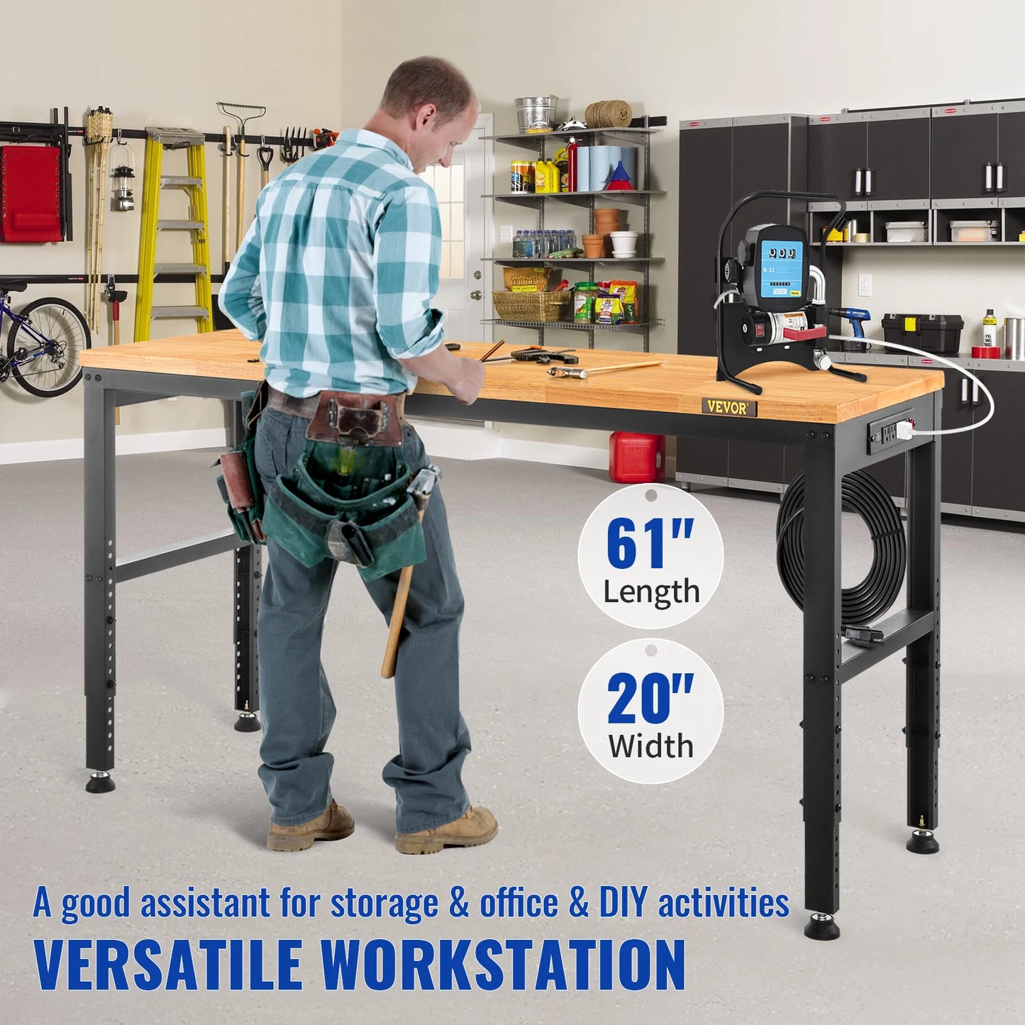 VEVOR Multi Adjustable Workbench