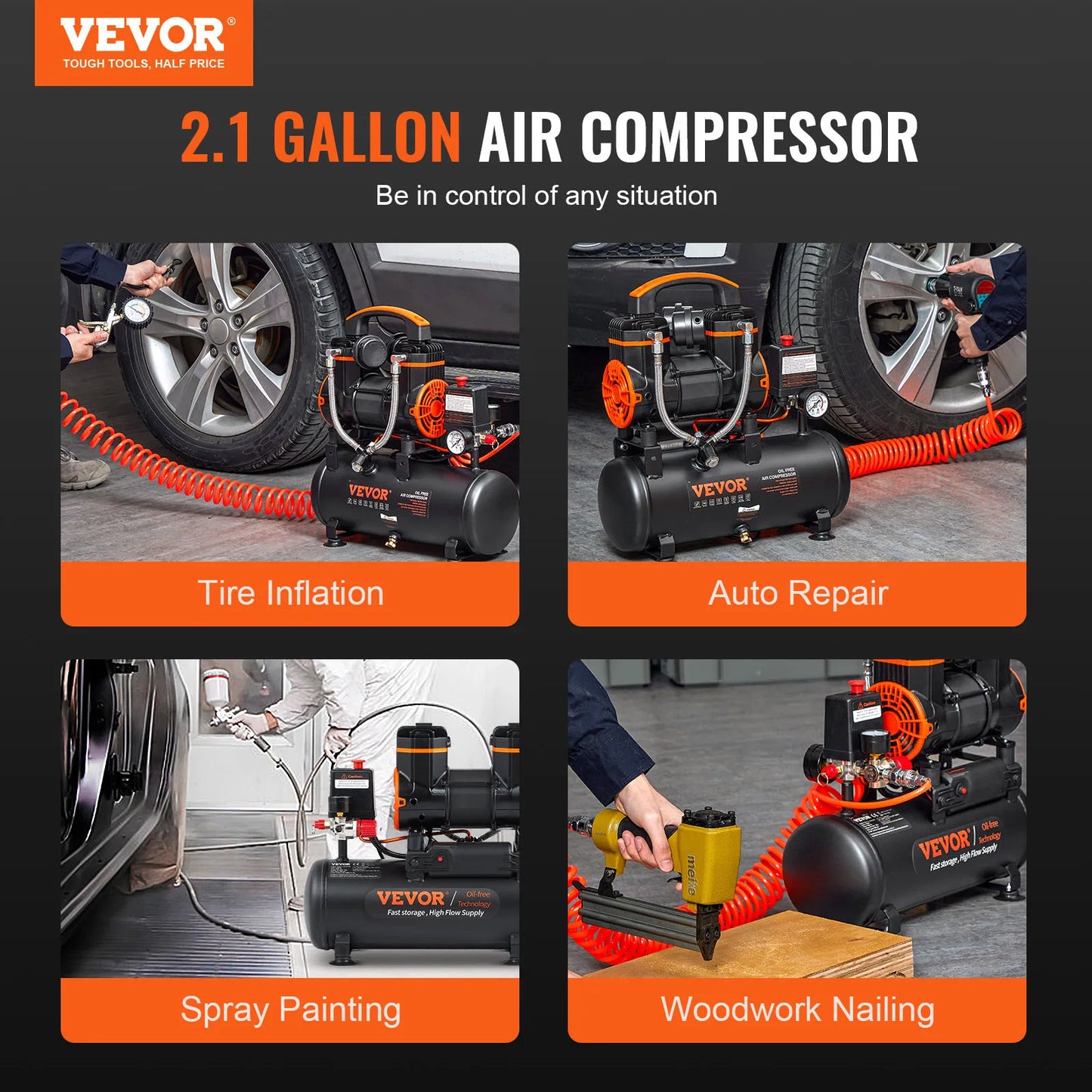 VEVOR Silent Air Compressor