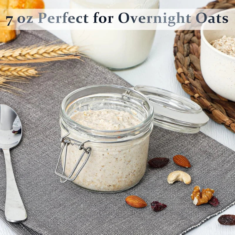 Mini Makers Set Glass Jars With Snap Lids