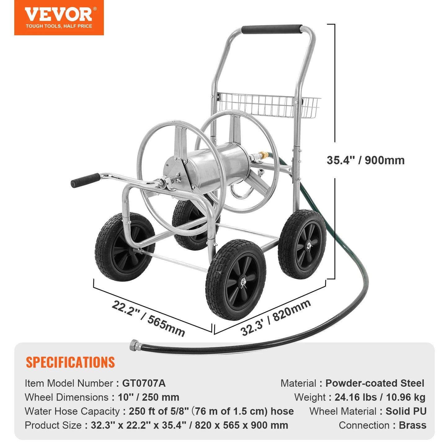 Garden Hose Reel Cart