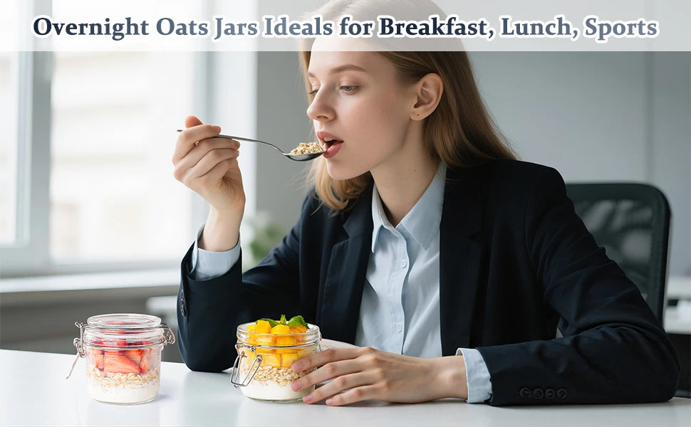 Mini Makers Set Glass Jars With Snap Lids