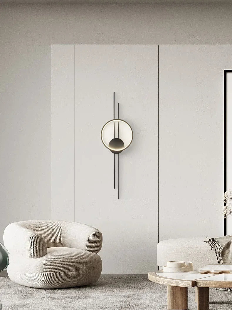 Enerlord Nordic Copper LED Wall Light Fixture Modern