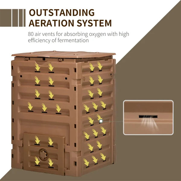 Outdoor Compost Bin 120 Gallon