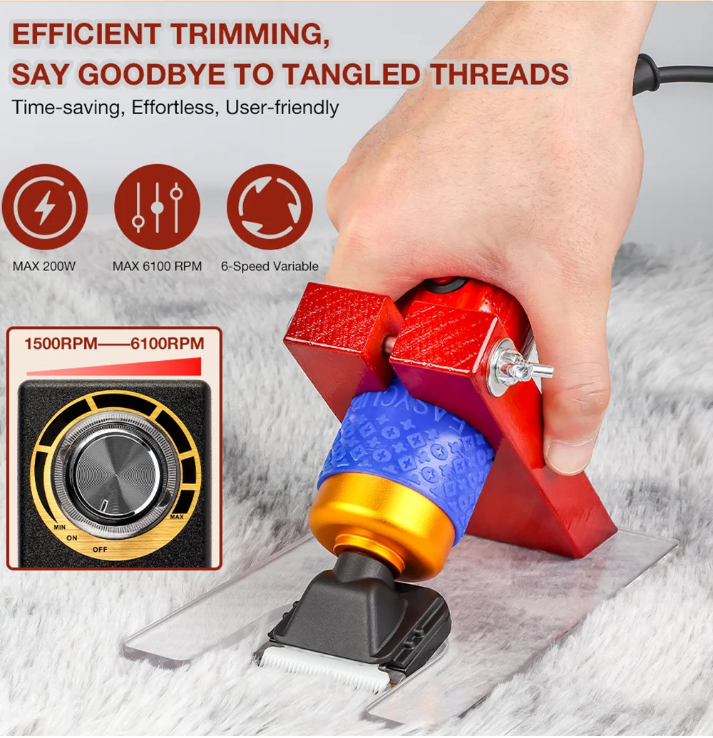 Temps Detir 200W Electric Scissors For Tufted Carpets