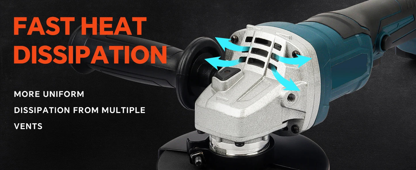 125MM Brushless Electric Angle Grinder