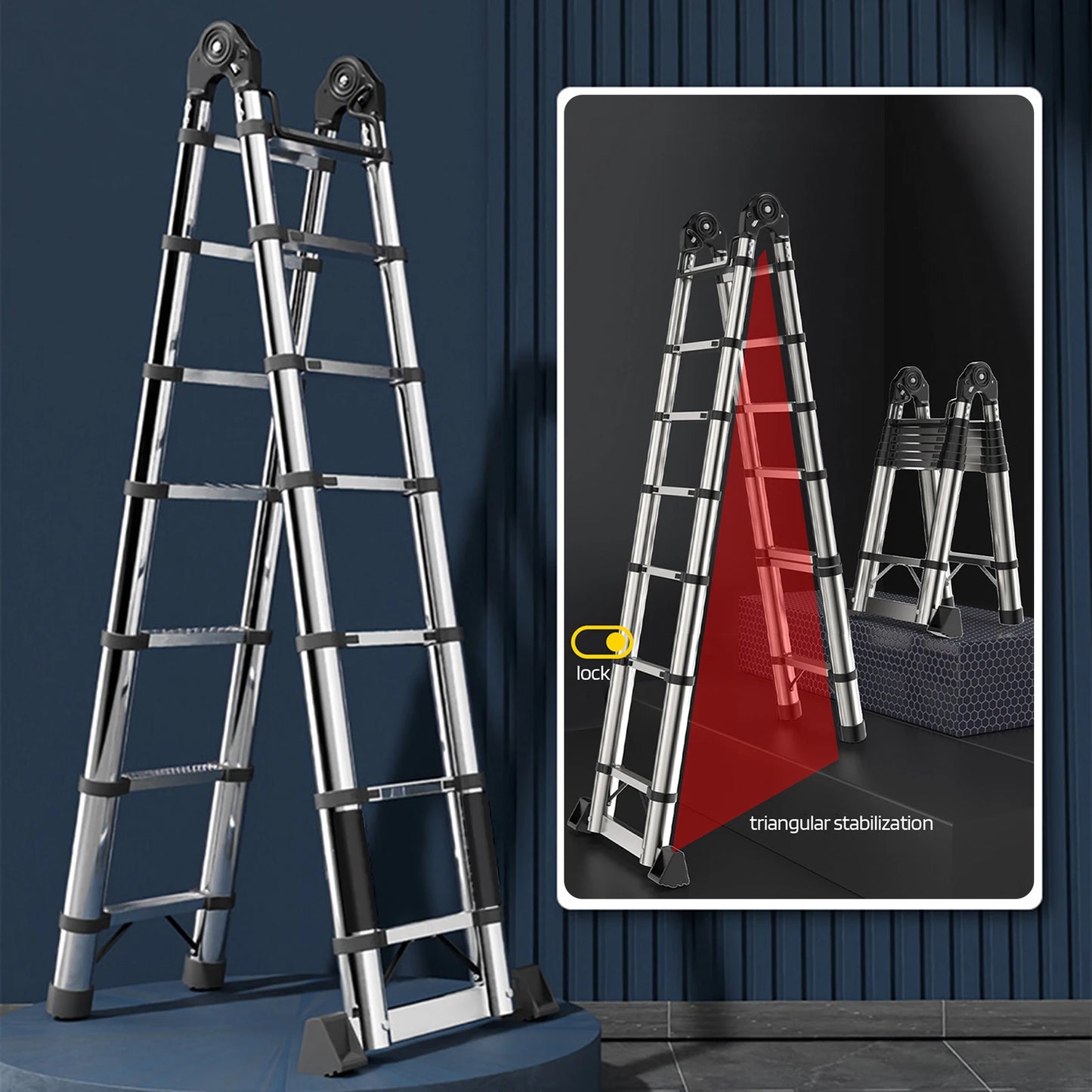 Stainless Steel Ladder