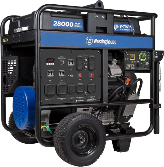 28000 Peak Watt Home Backup Portable Generator