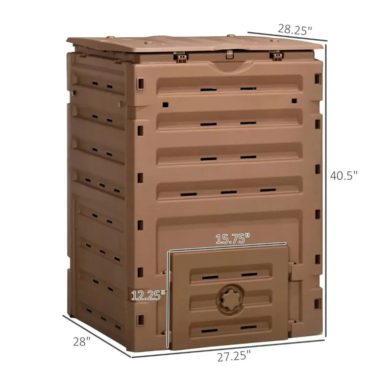 Outdoor Compost Bin 120 Gallon