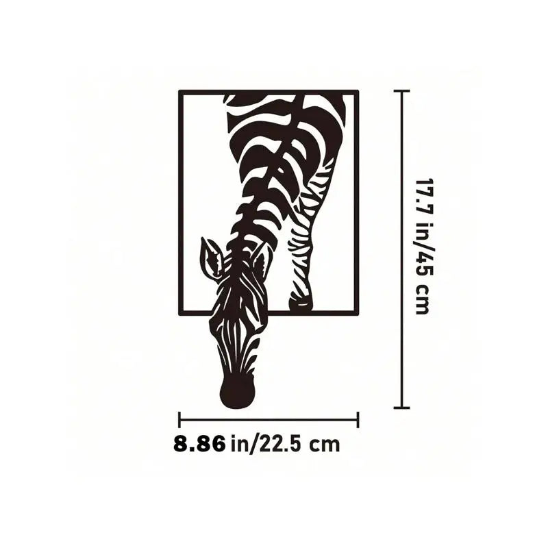 Minimalist Zebra Wall Art