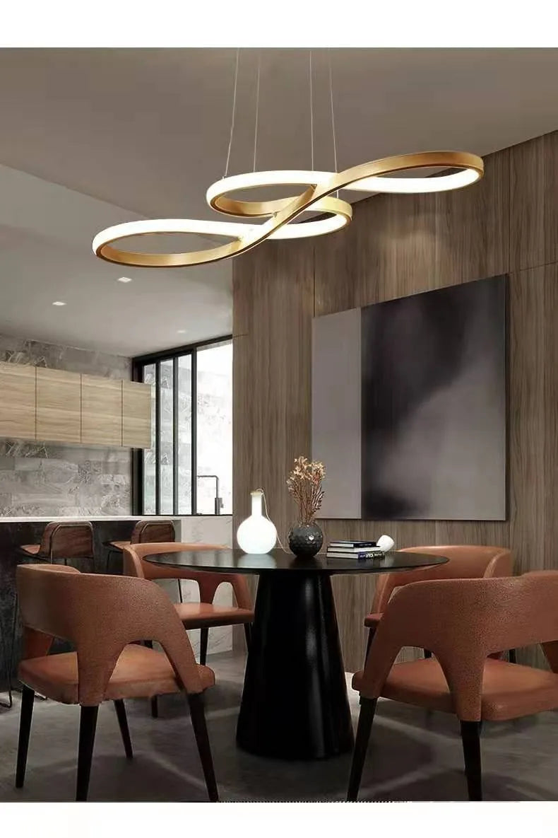 White Black Gold Led Pendant Light for Kitchen Dinning Room
