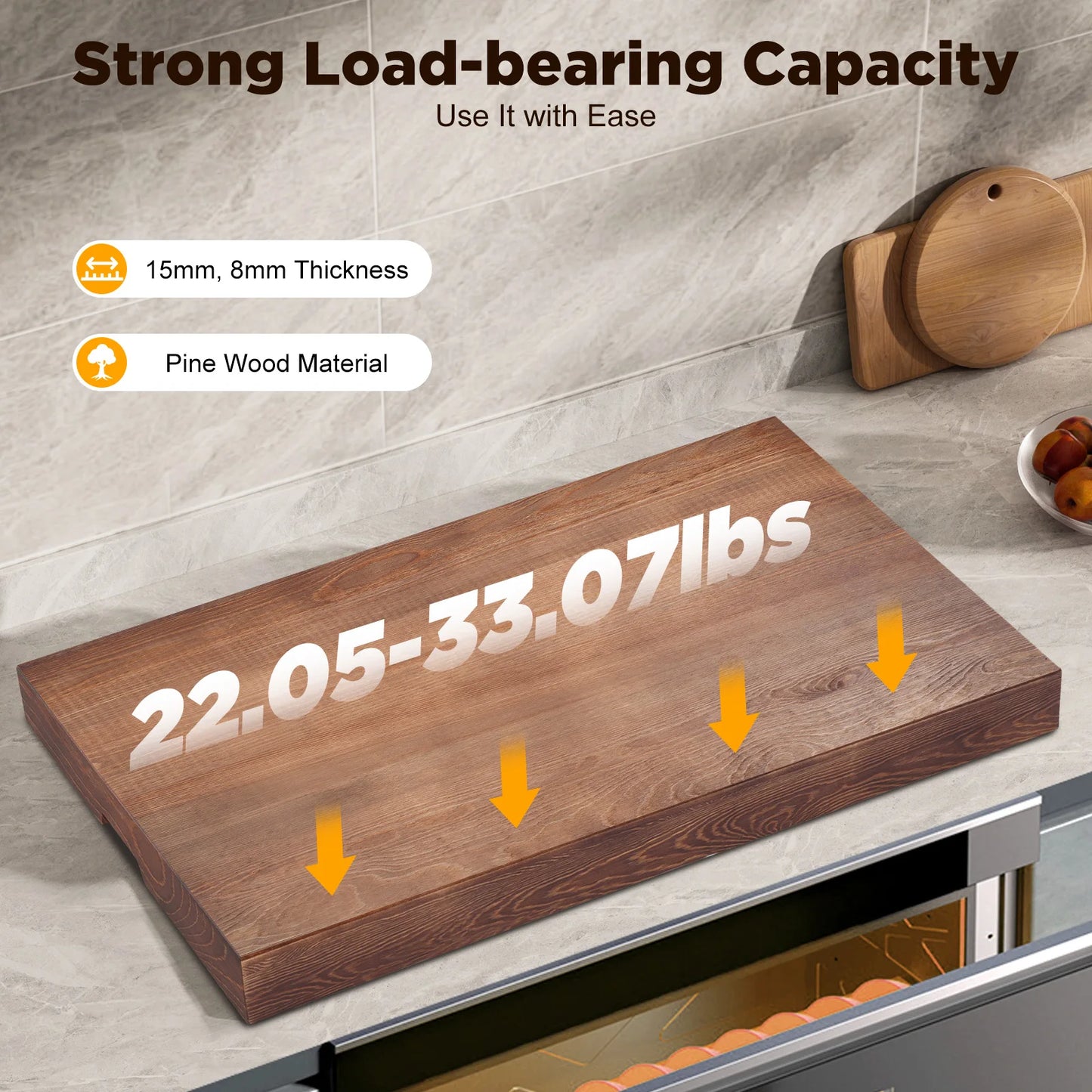 Stove Top Cover for Home Kitchens Restaurants Camping Meal Prep Tray Stove Cover for Holding Kitchen Items & Daily Storage Needs