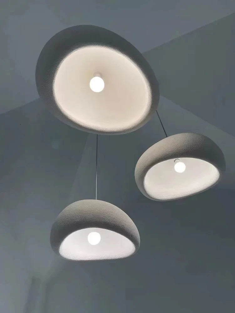 Modern E27 Pendant Lights Wabi Sabi Dining Table Ceiling Chandelier