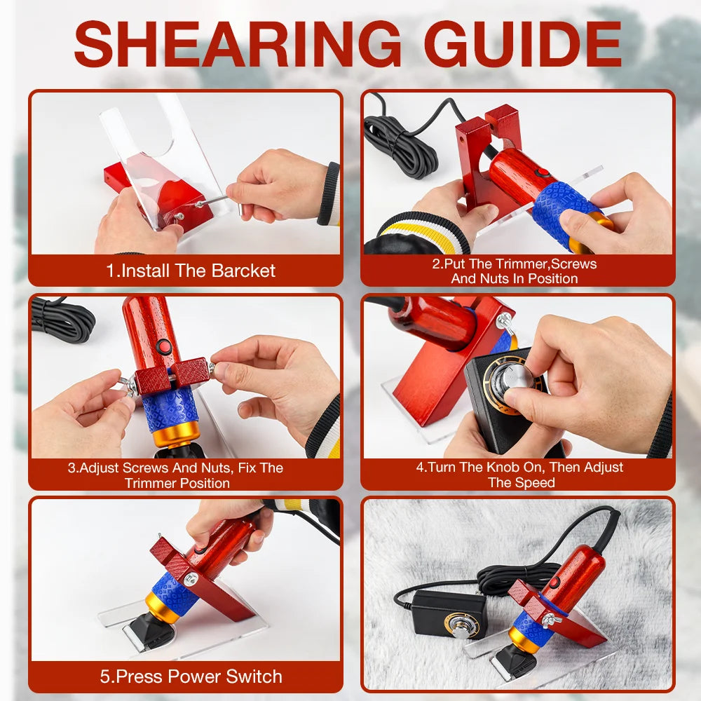 Temps Detir 200W Electric Scissors For Tufted Carpets