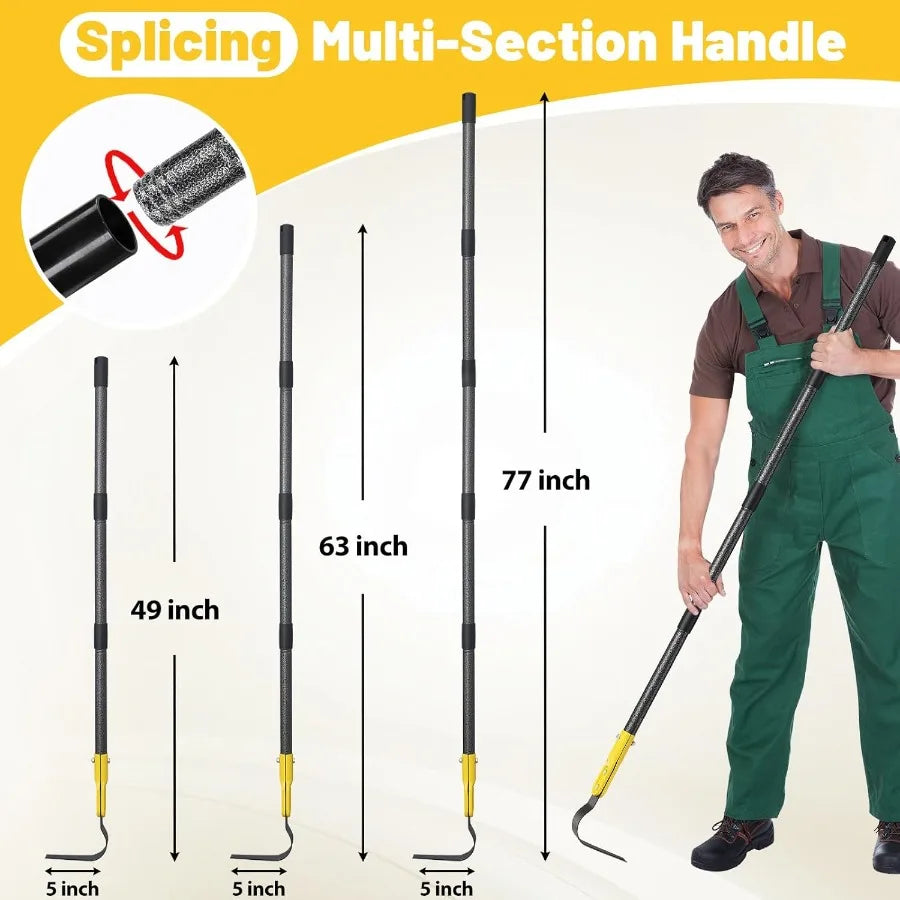 49 Inch L Shaped Garden Hoe