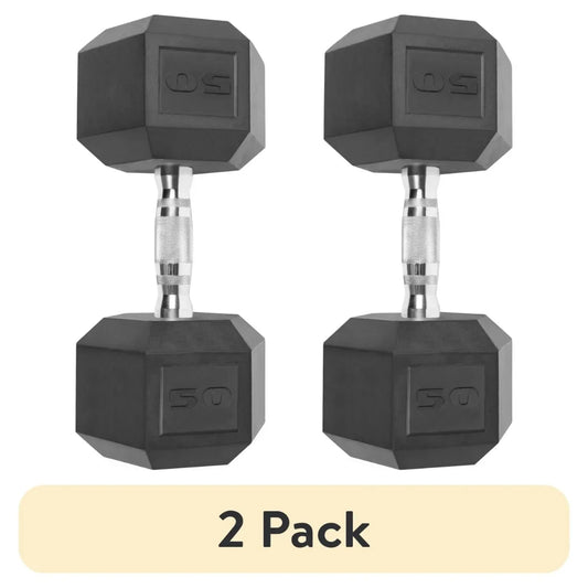 Powerlifting-Grade Hign-concerned Premium Rubber Coated Hex Dumbbells For Strength Training