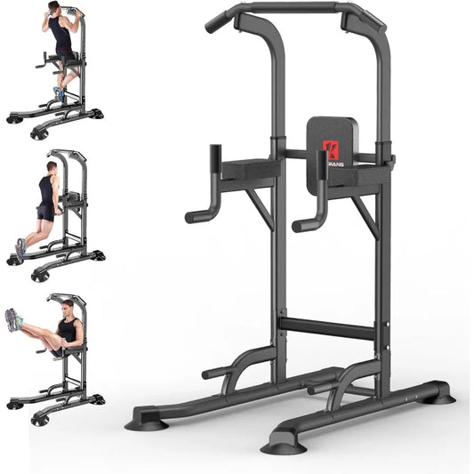 Power Tower Adjustable Height Pull Up and Dip Station