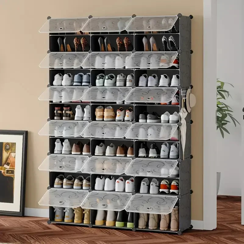 Space-saving Tower Shoe Rack