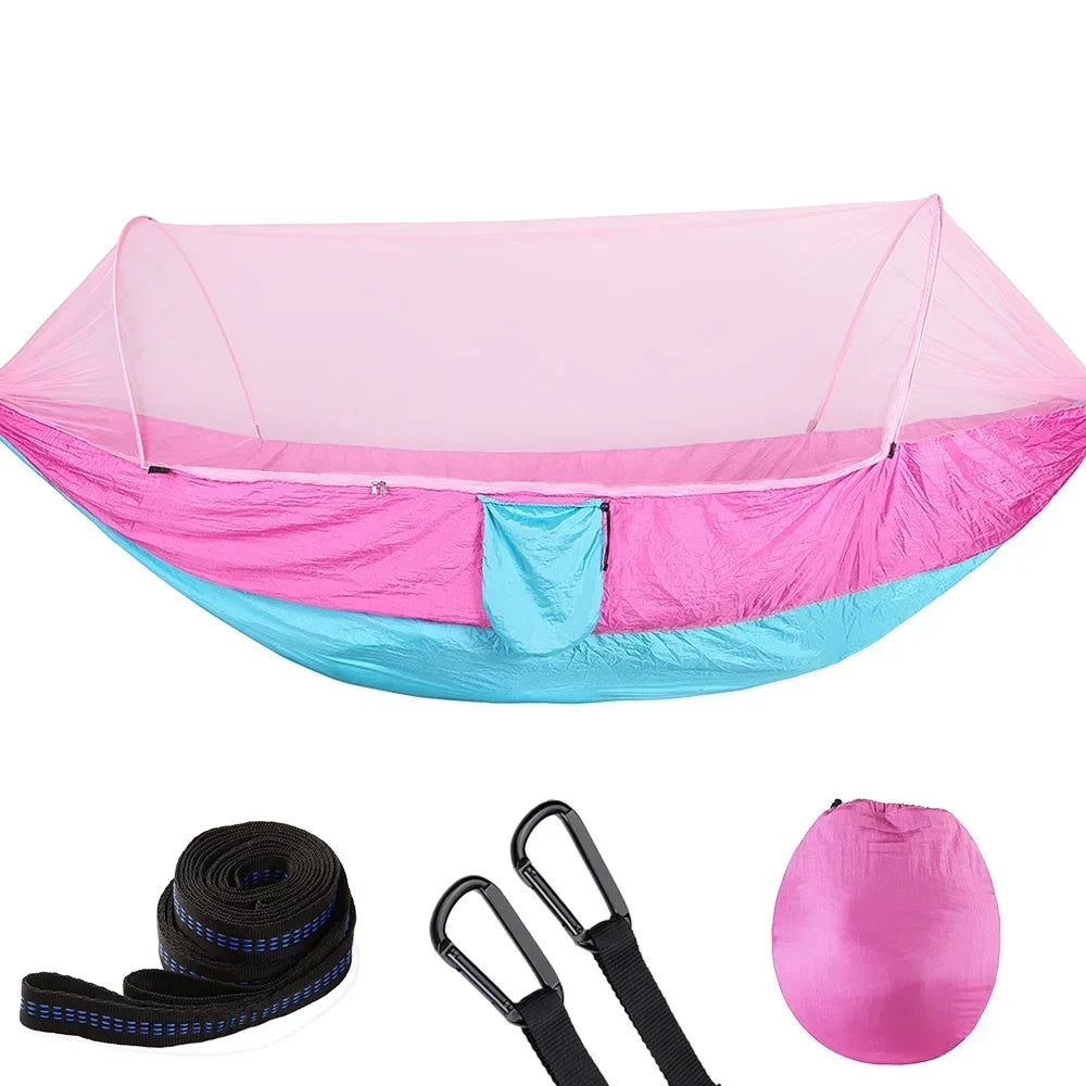 2023 Camping Hammock with Mosquito Net