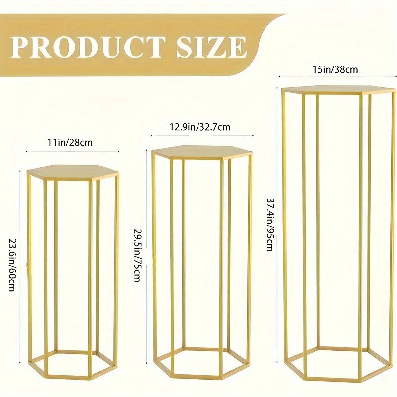 Large 6-sided 3-piece Storage Rack,