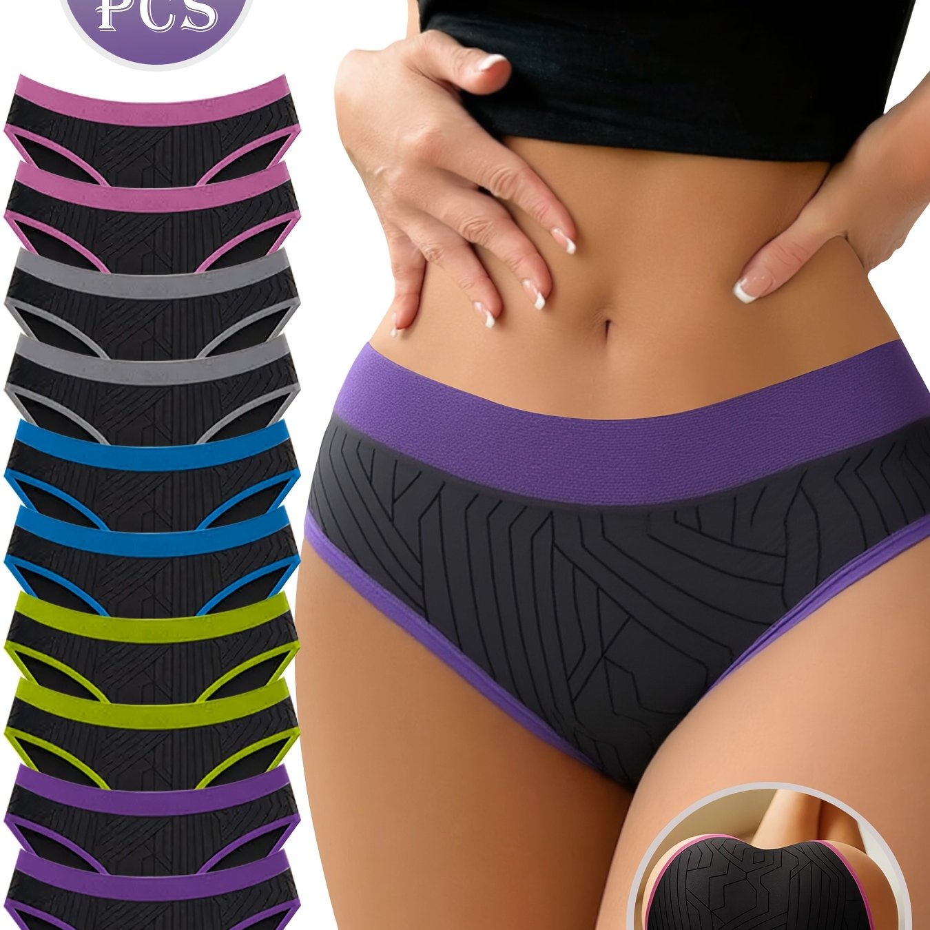 YYBNN 10-Pack Lightweight Breathable Women's Panties
