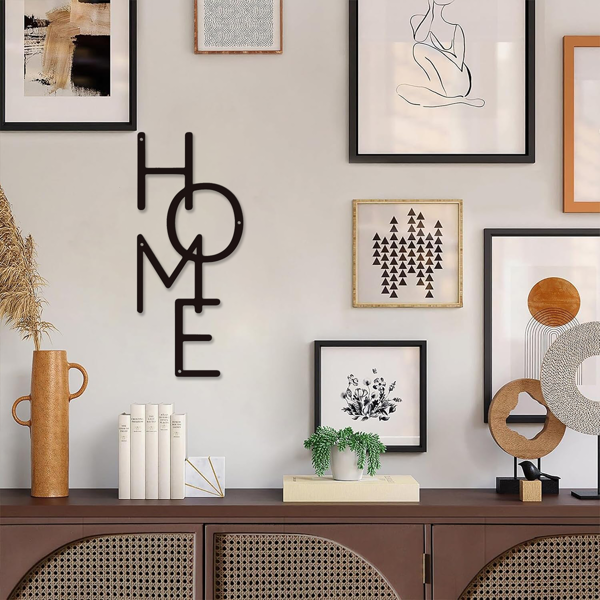 Unique Metal Home Sign for Entryway Decor and Housewarming Gift