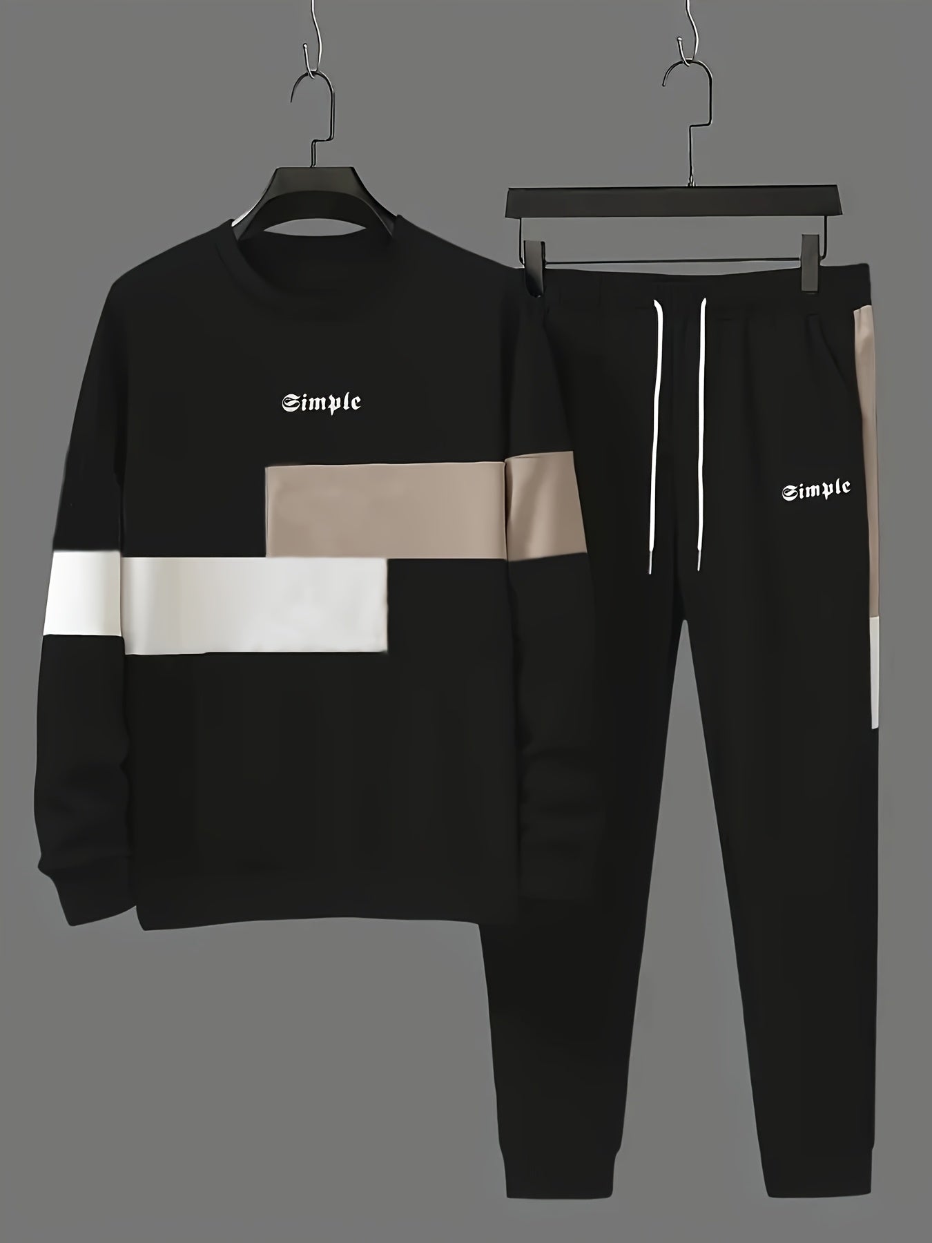 [4-pack Color Blocked Sweat Set]