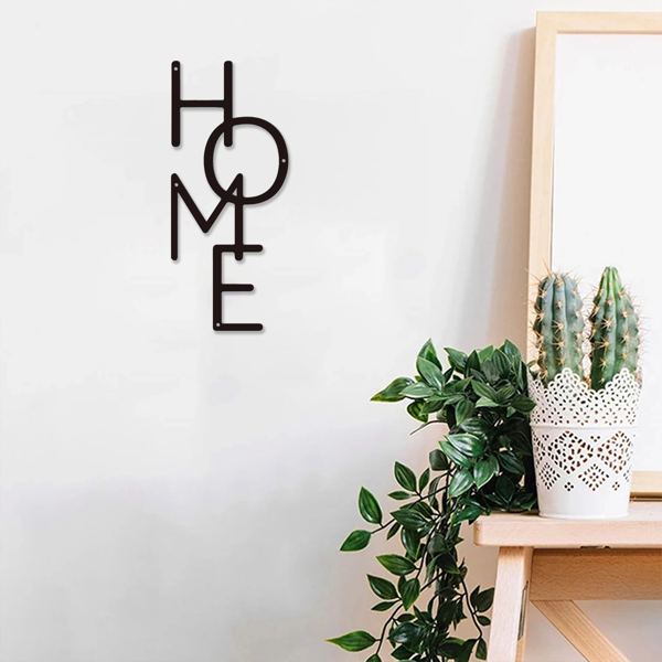 Unique Metal Home Sign for Entryway Decor and Housewarming Gift