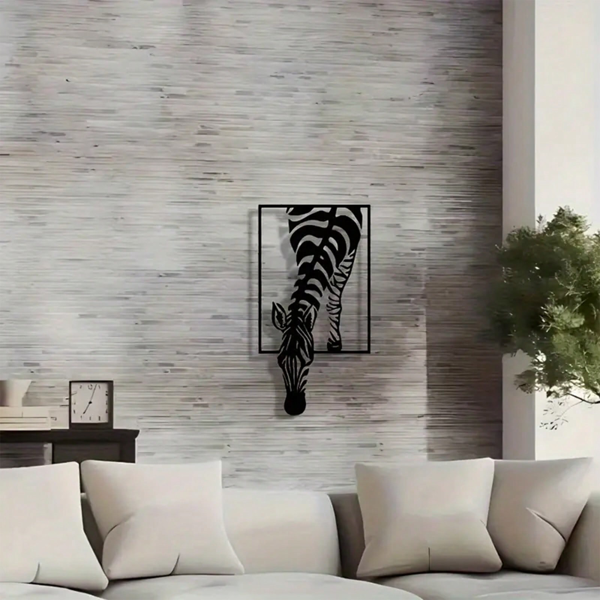 Minimalist Zebra Wall Art