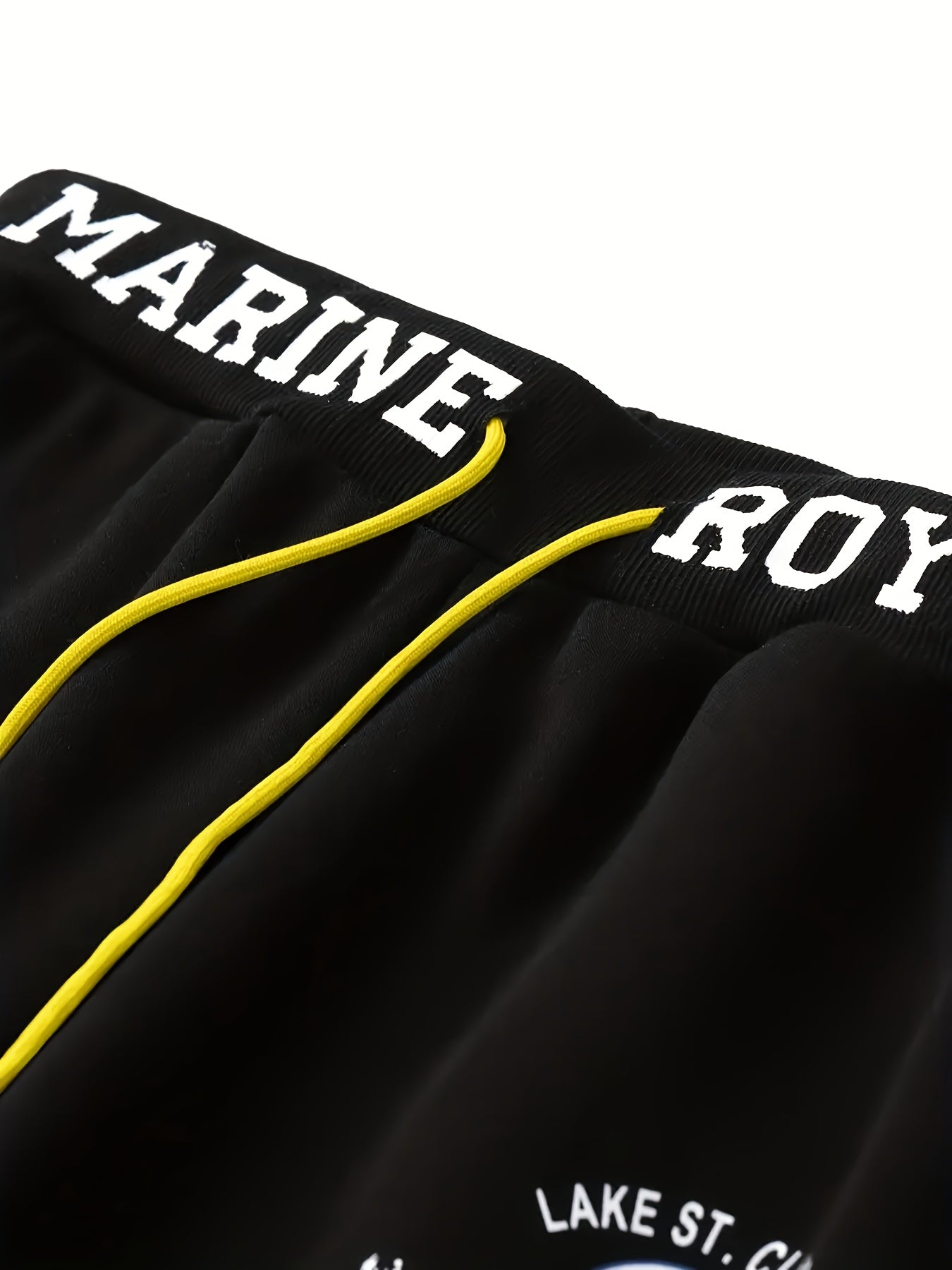 Men's Hooded Letter Printed Sportswear Set,