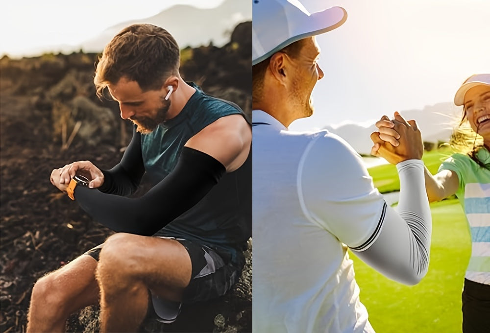 Cooling Arm Sleeves Lightweight Polyester All Season Use