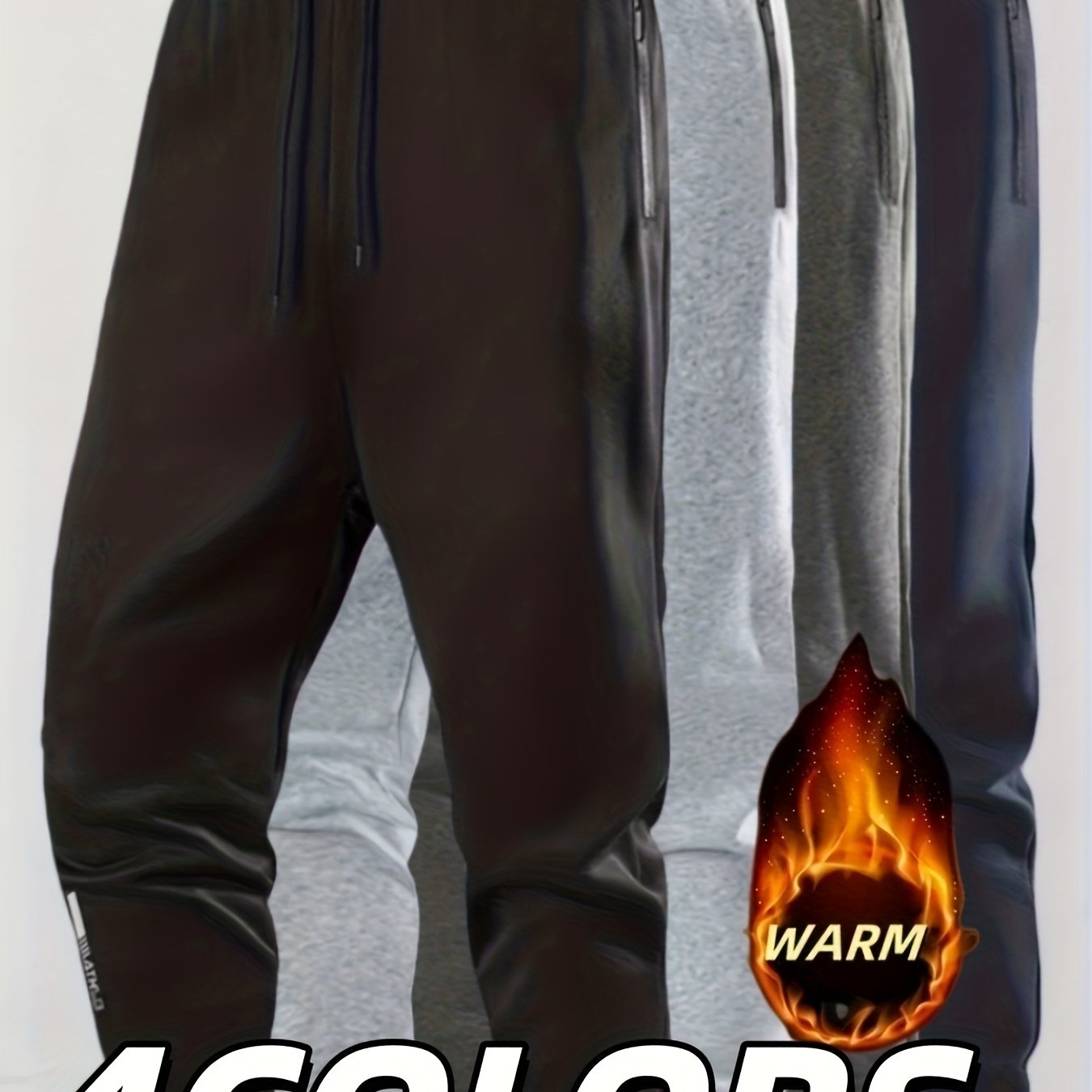 Men's Casual Mid-Rise Joggers
