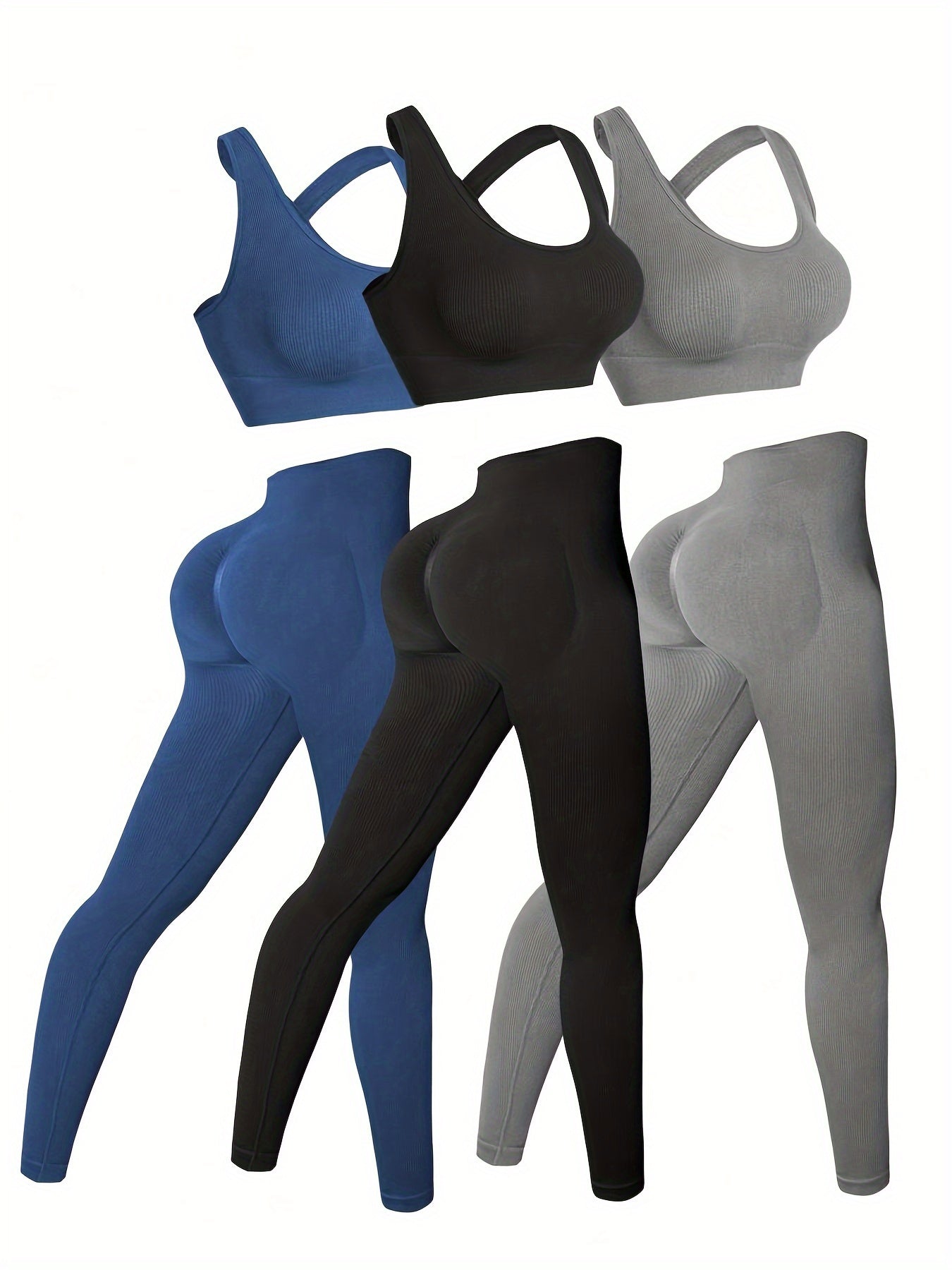 Women's - 3-Pack High-Waisted Yoga Leggings