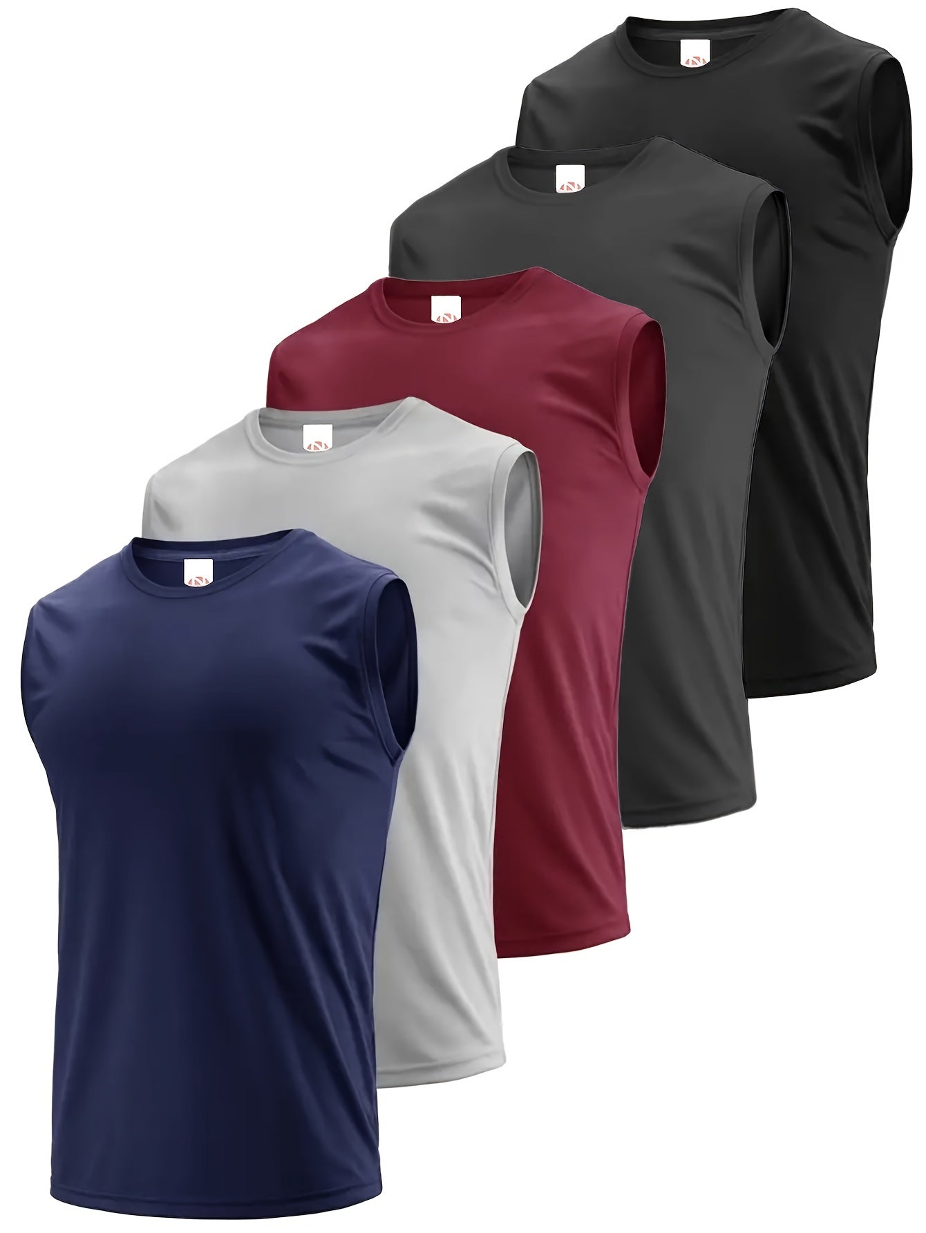 5-Pack Men's Athletic Tank Tops