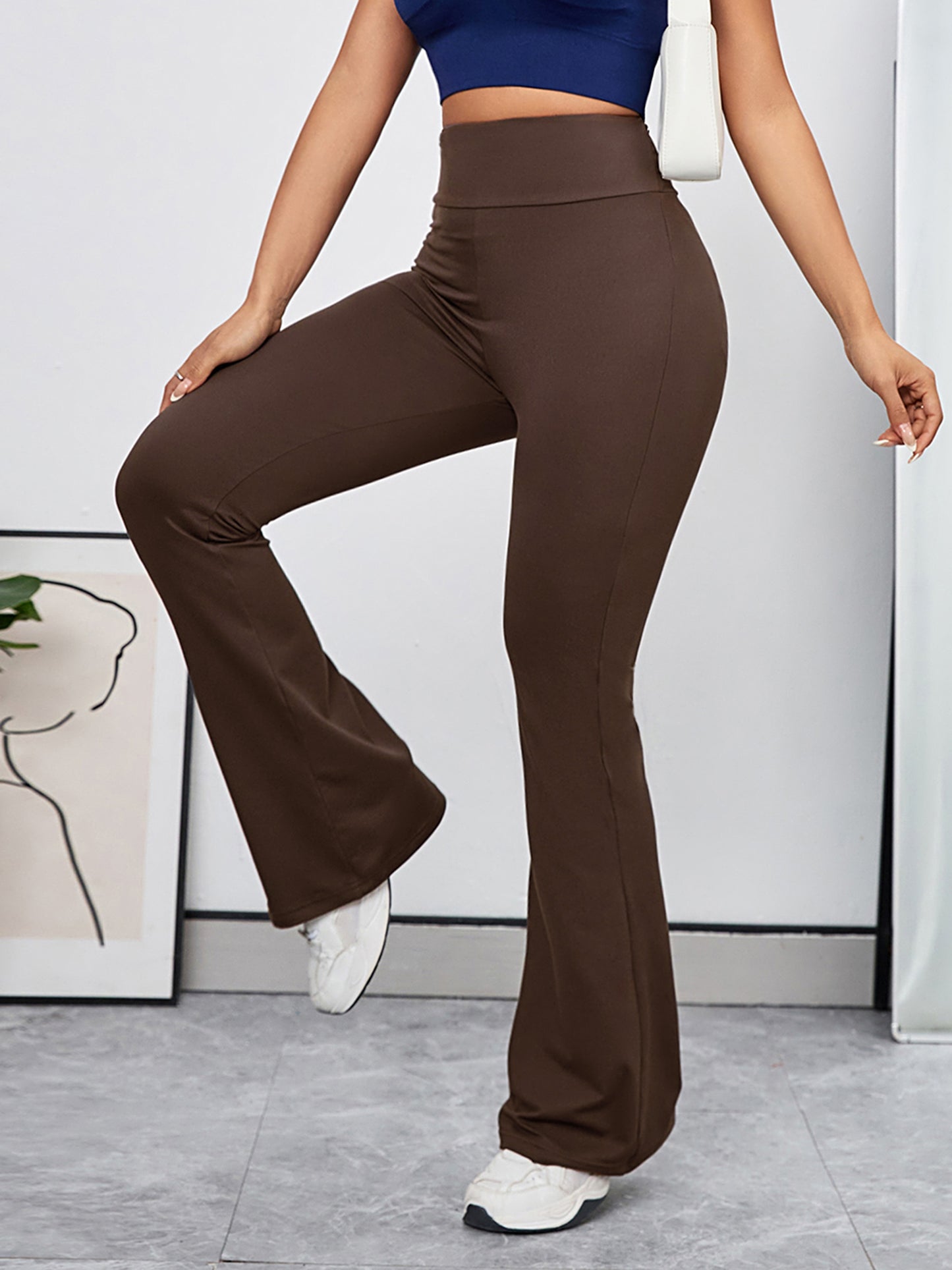 [3pcs Stretchy High-Waist Leggings