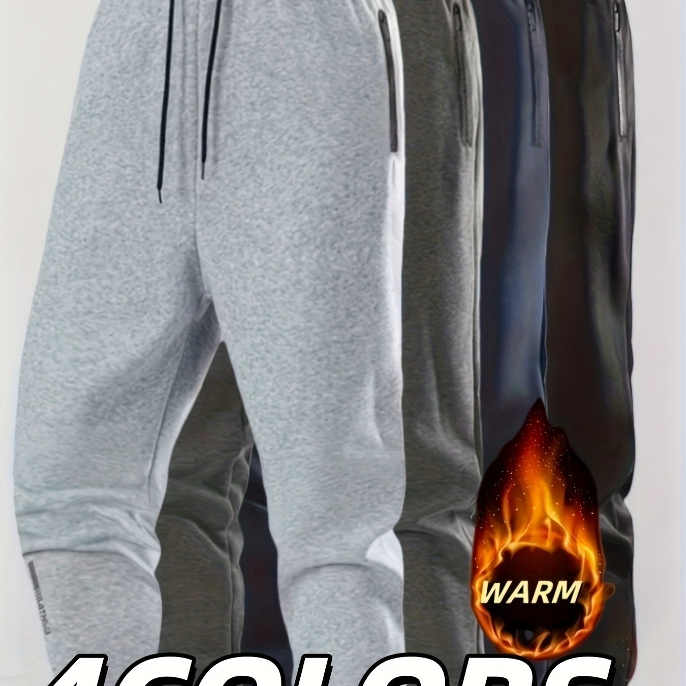 Men's Casual Mid-Rise Joggers