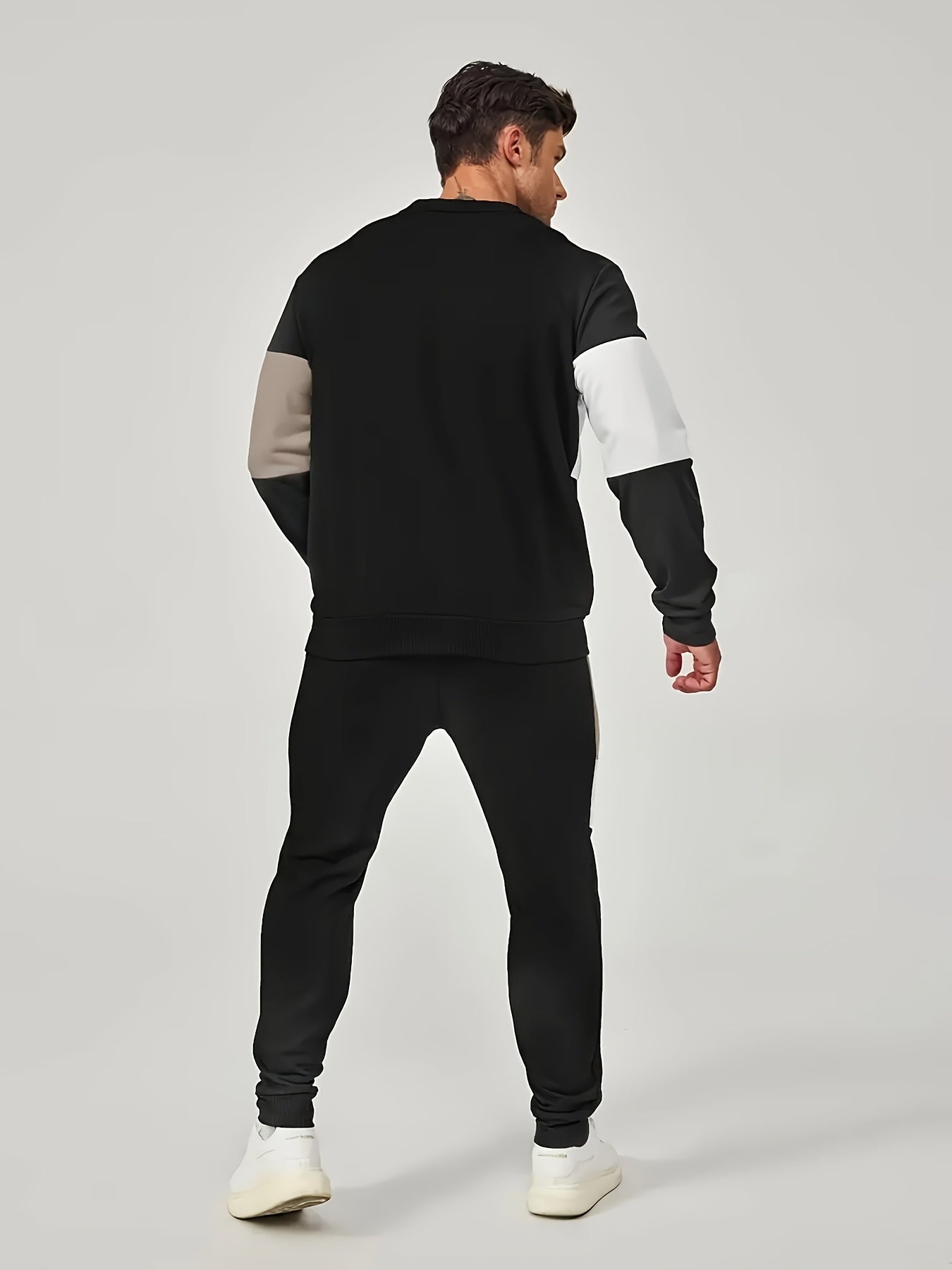 [4-pack Color Blocked Sweat Set]