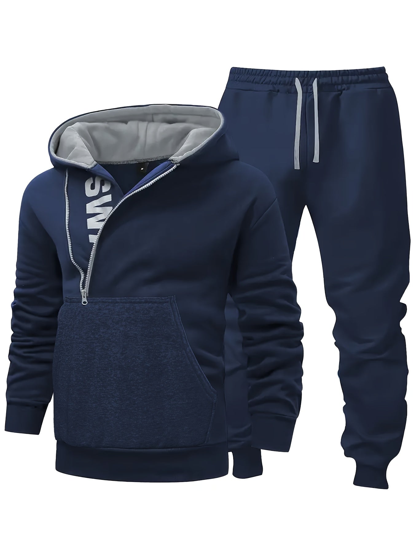 Men'S 2pcs Casual Tracksuit Set,