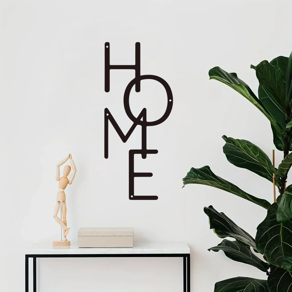 Unique Metal Home Sign for Entryway Decor and Housewarming Gift