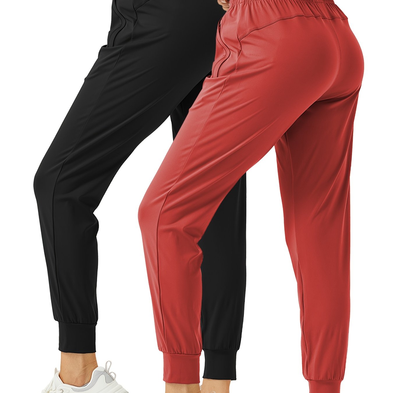 There Are Various Sizes And Colors Available For These Two Pairs Of Women's Jogging Pants