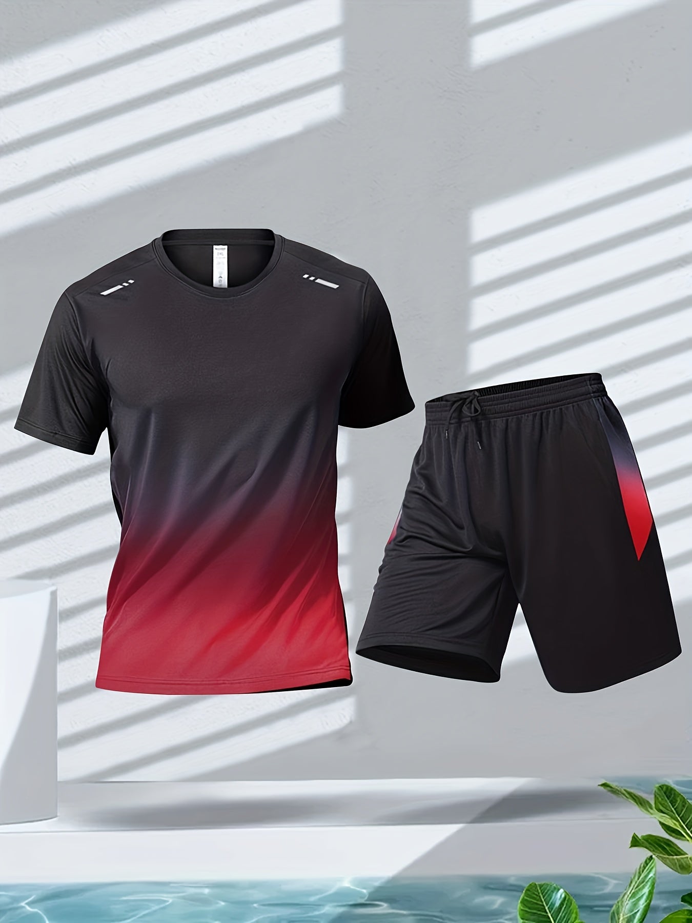 Six Piece Men's Sports Suit for Running and Gym Wear