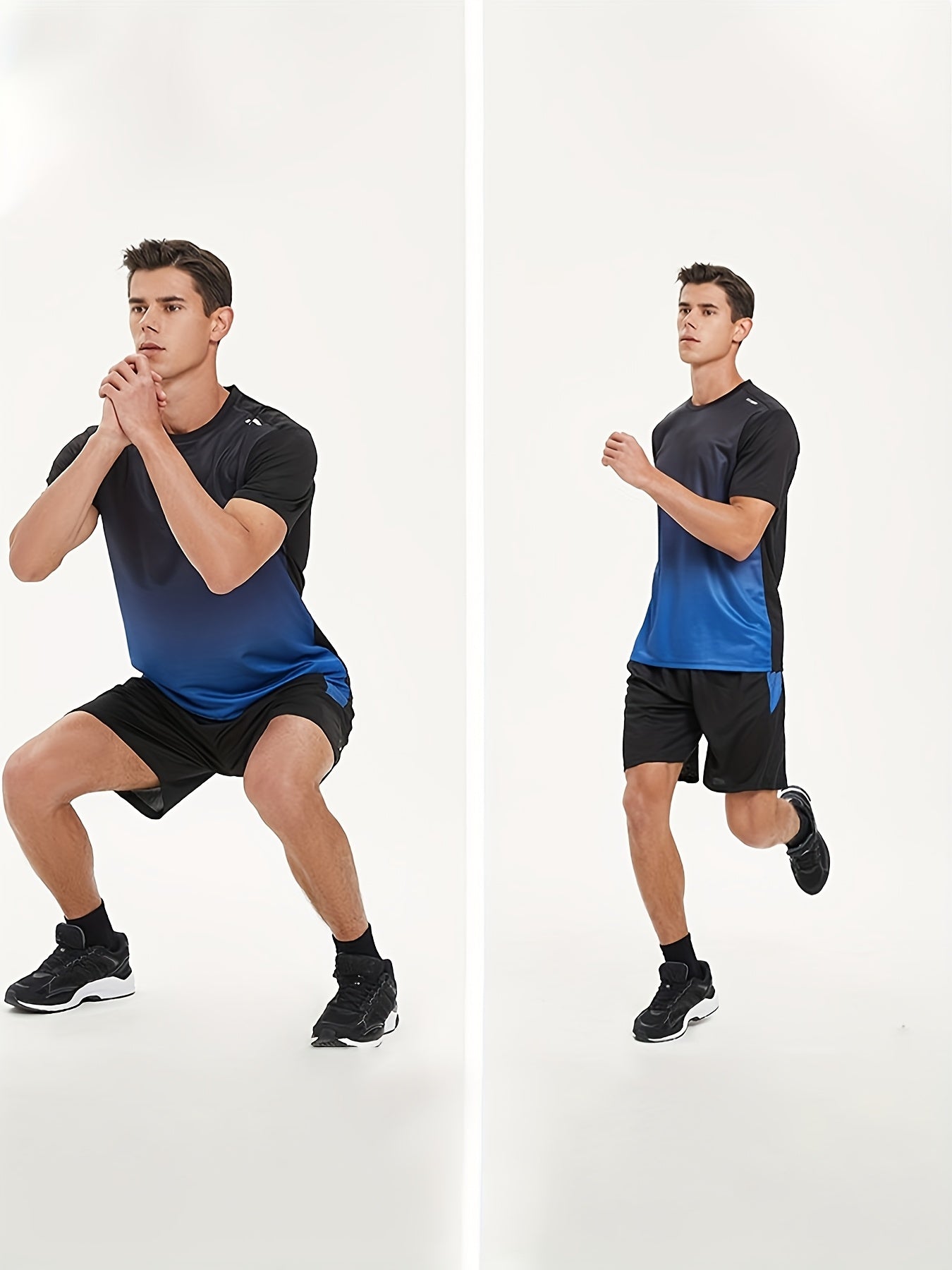 Six Piece Men's Sports Suit for Running and Gym Wear