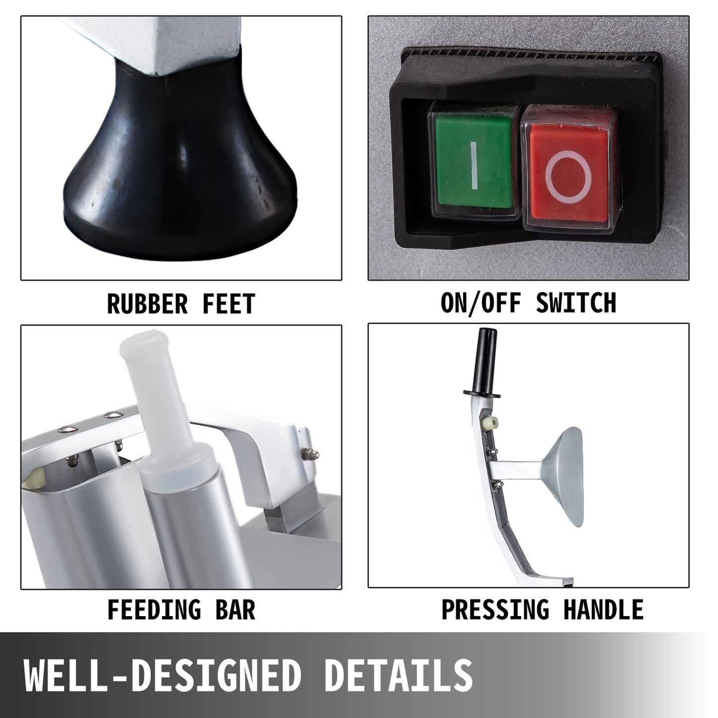 SucceBuy Electric Vegetable Cutter Slicer Chopper Grinder Pellet Machine